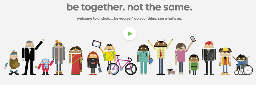 Be together…not the same